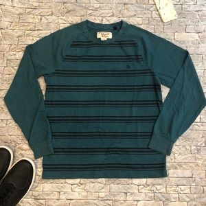 Original Penguin Striped Long Sleeve Pullover M